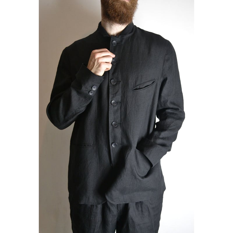 The Viridi-Anne SS21 Linen Broad Jacket - VI-33