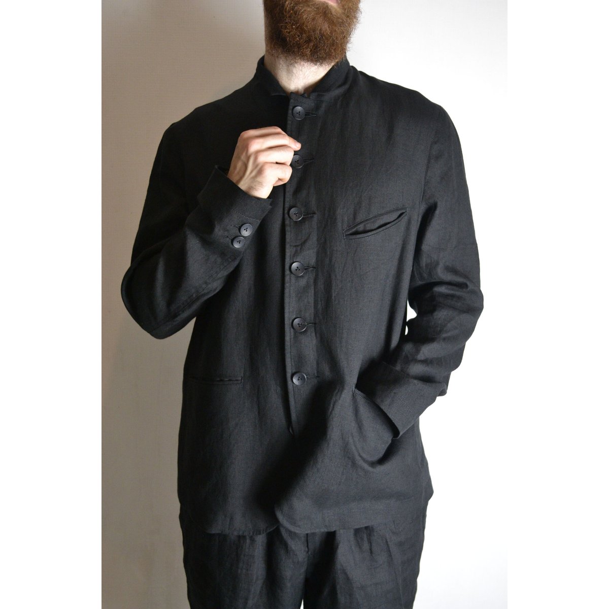 The Viridi-Anne SS21 Linen Broad Jacket - VI-33