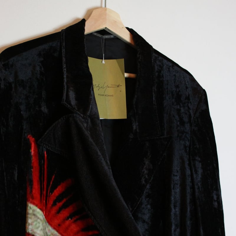 Yohji Yamamoto 20SS Velvet Knight Coat - HN-D13