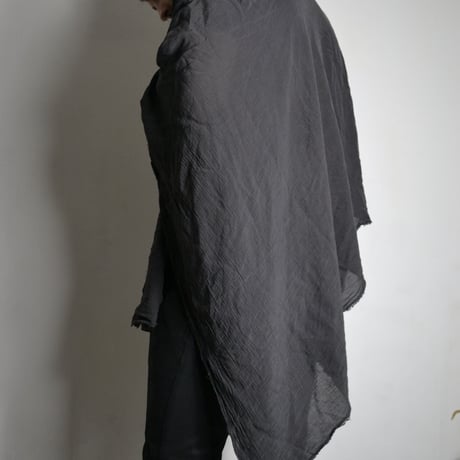 Julius Dark Grey Linen Scarf