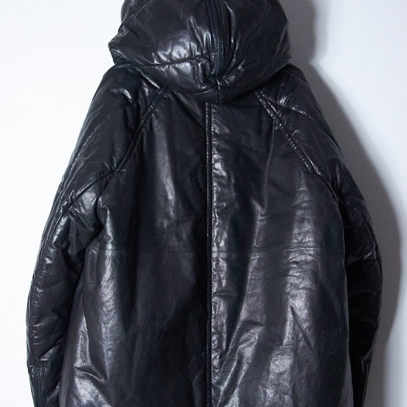 Julius AW16 Beast Sample Leather Down Coat - 55