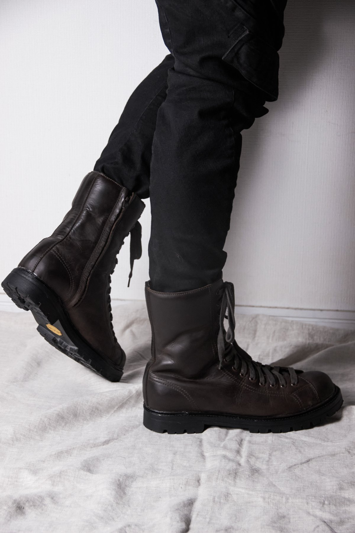 Yohji Yamamoto AW11 Brown Monkey Boots - HP-E05