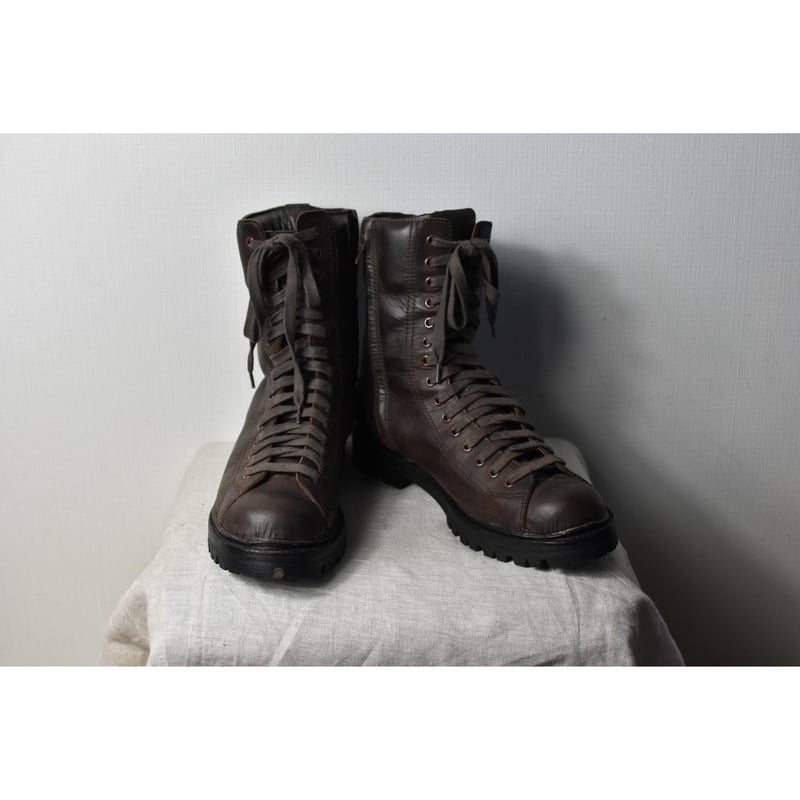 Yohji Yamamoto AW11 Brown Monkey Boots - HP-E05
