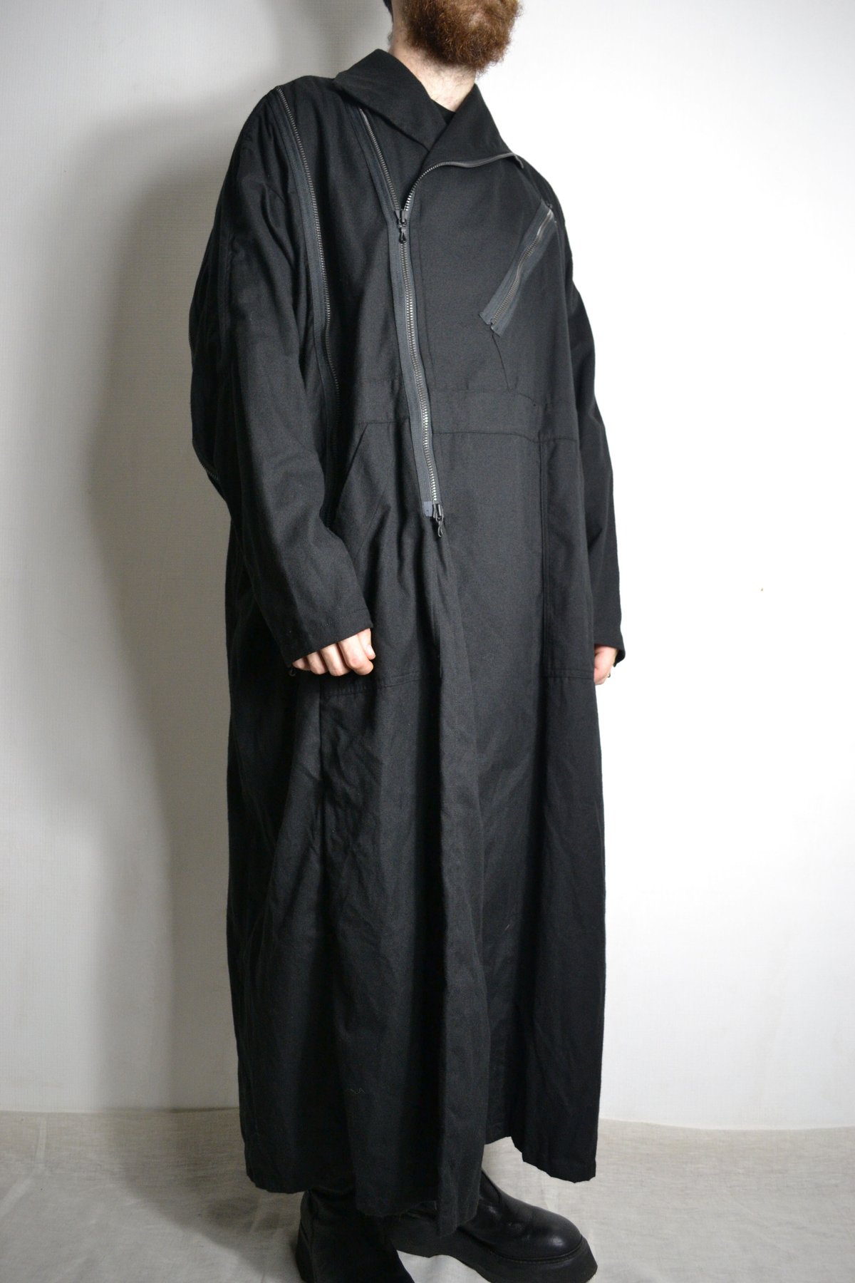 Julius AW18 ISDN Zipper Coat - 637COM2 | Karasu