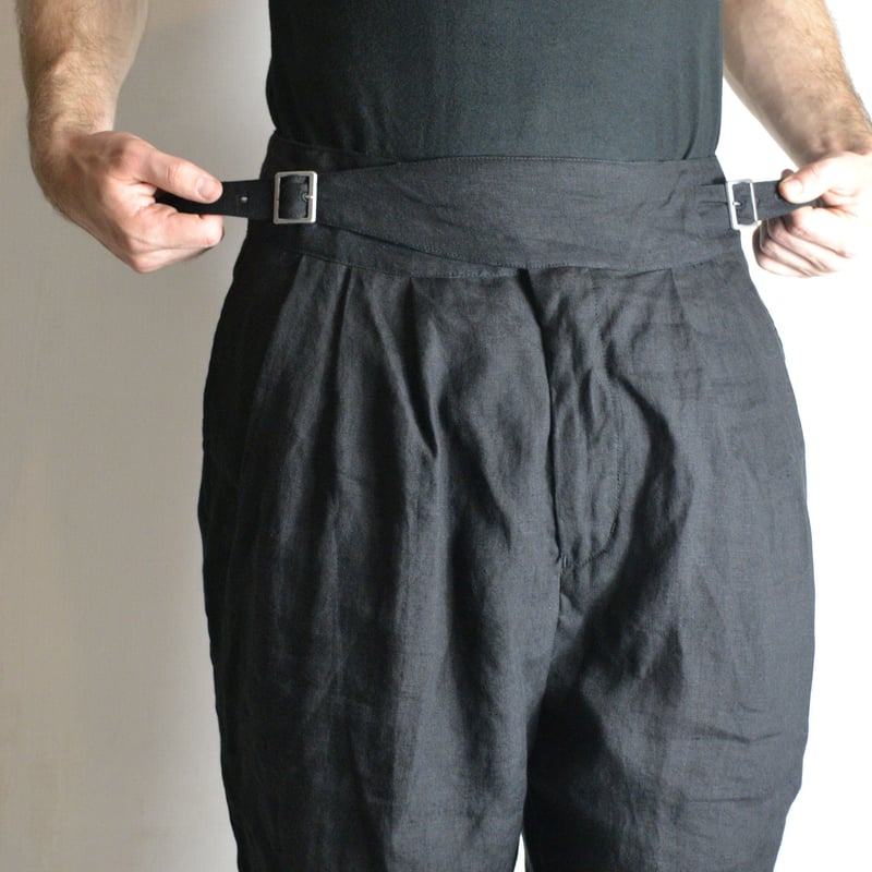 The Viridi-anne リネンブロードカフパンツ The Viridi-Anne SS21 Linen Broad Shorts - VI-33