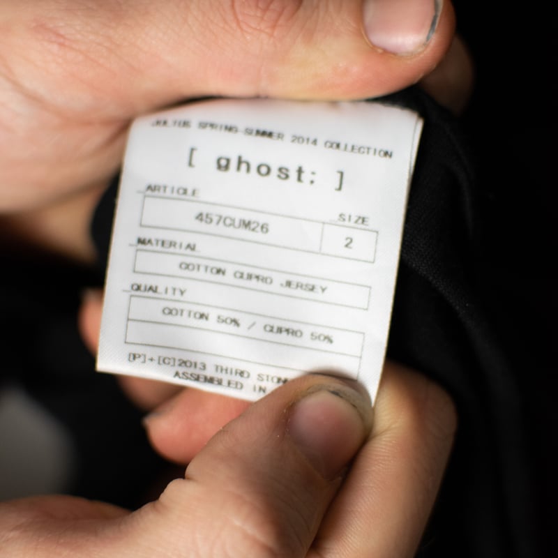 Julius SS14 Ghost Twisted Tank - 457CUM26 | Kar