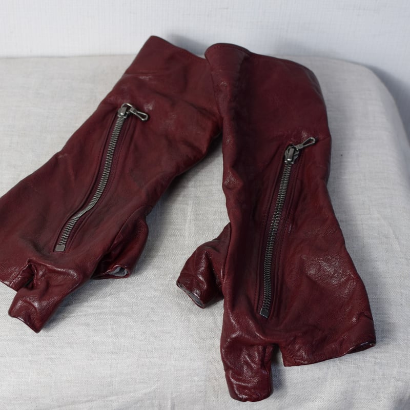 紅 Julius AW16 Beast Red Gloves - 557ACU12 | Karas