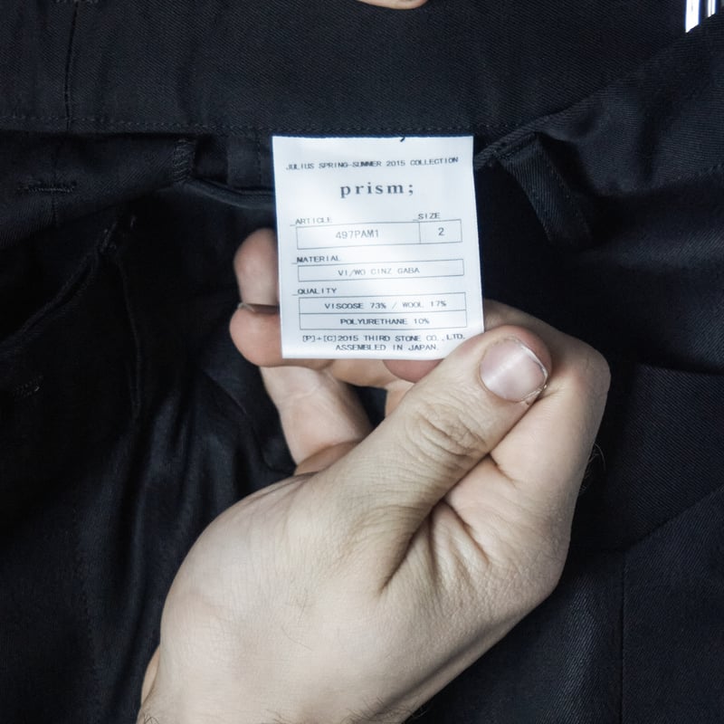 Julius SS15 Prism Pants - 497PAM1 | Karasu Shop