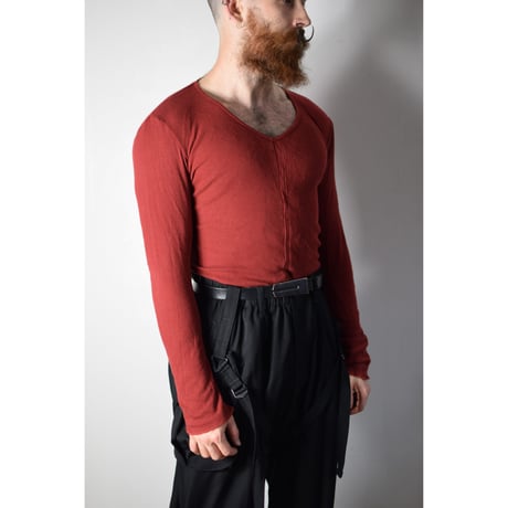 Julius AW06 Fixed Red Longsleeve Top