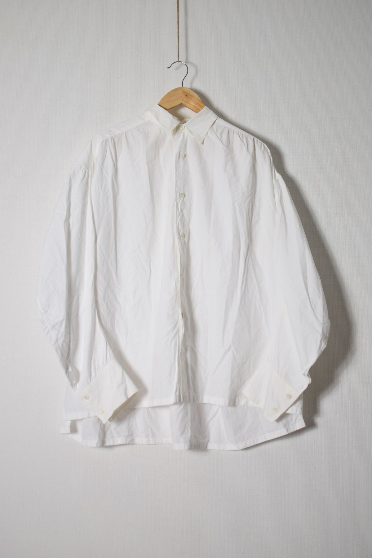 Y’s yohji yamamoto 白シャツ　切り替え　archive 90s THE SHOP YOHJI YAMAMOTO