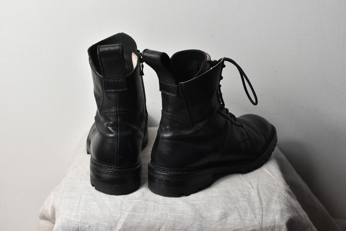 Julius SS15 Prism Side-Zip Combat Boots - 497FW