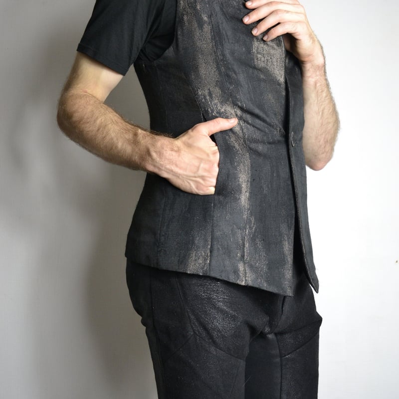 Julius SS13 Vandalism Rusty Jacquard Vest - 417