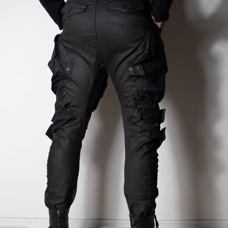 パンツ JULIUS 25 PreSS COATED GASMASK TROUSER 3 JULIUS 2024-25AW