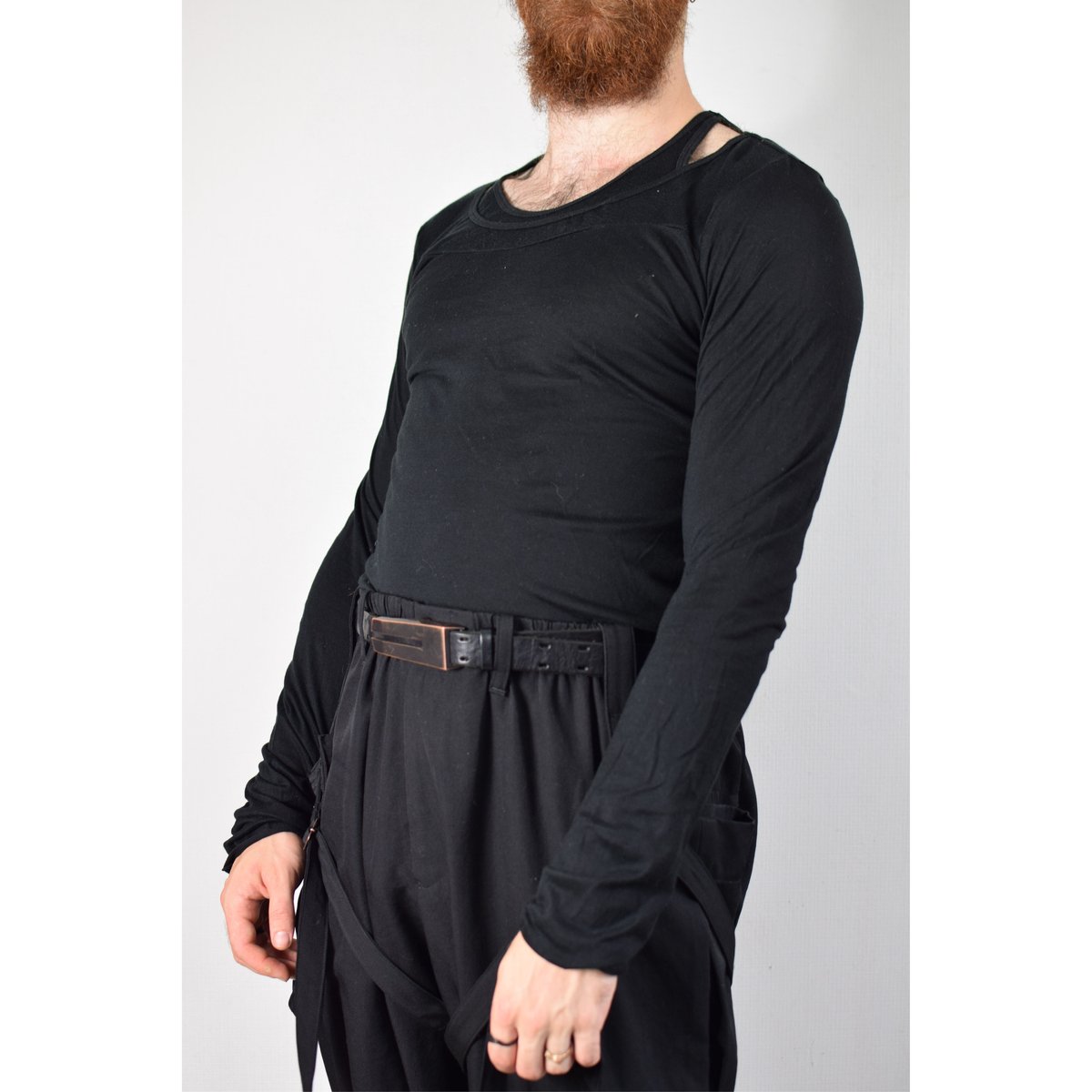 トップス Julius long sleeves specter capitalism JULIUS_7 Deconstructed Loop Hems Long Sleeve T-shirt