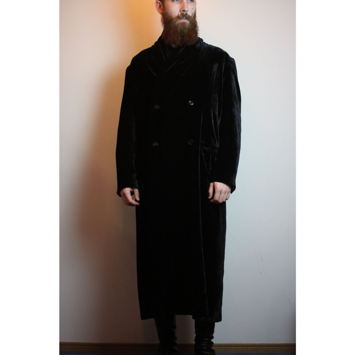 Yohji Yamamoto AW18 Rare Velvet Coat - HV-C24-2