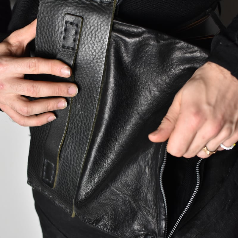 Boris Bidjan Saberi Leather Clutch Bag | Karasu