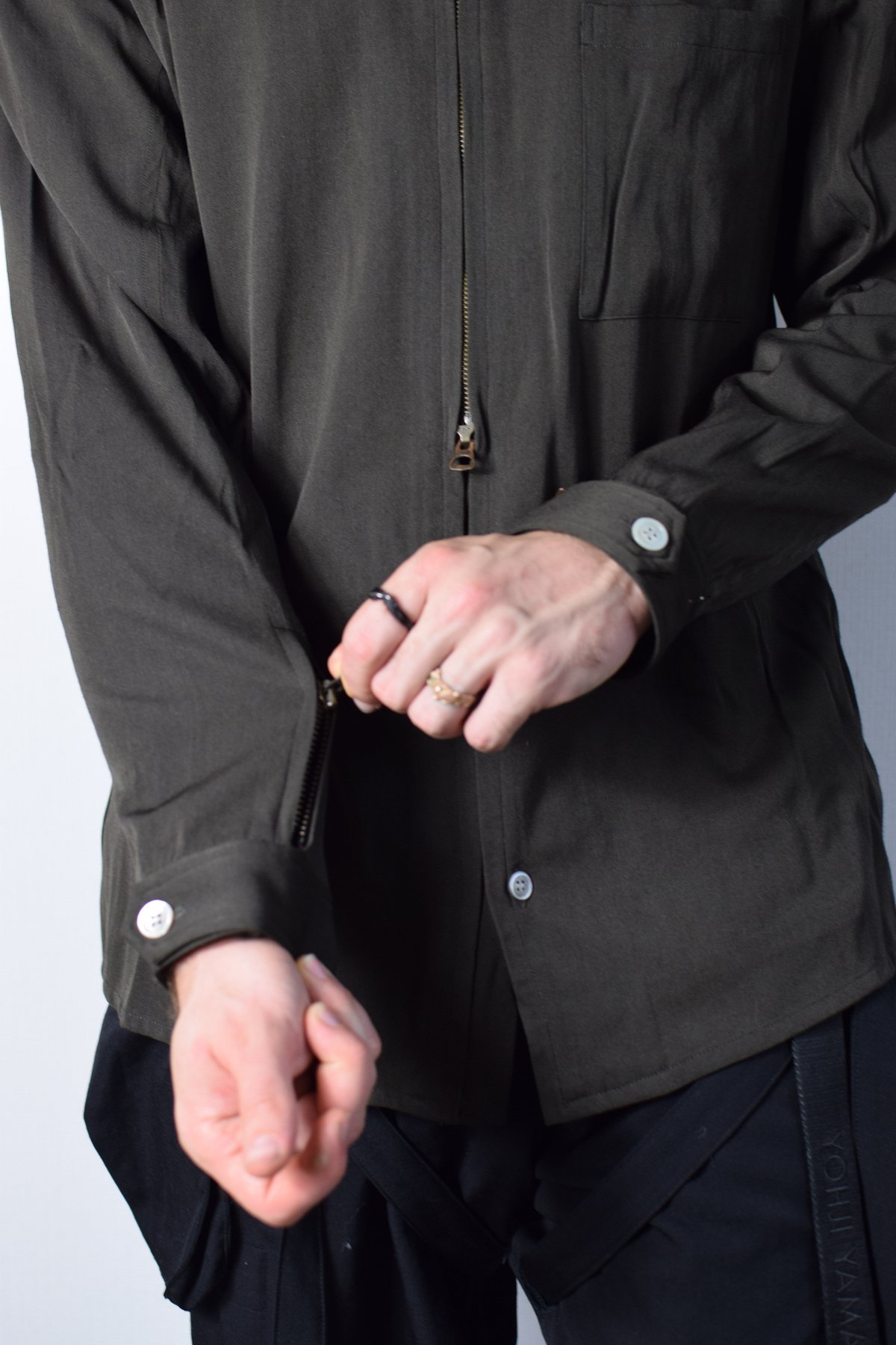 Yohji Yamamoto Archive Zip Shirt | Karasu Shop