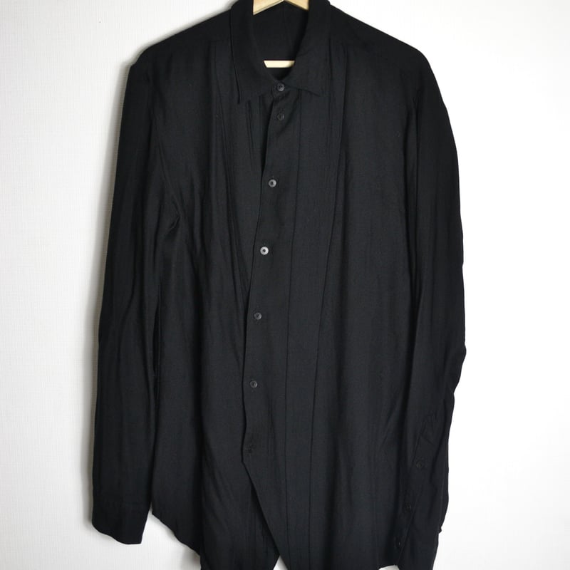 JULIUS】13AW Crack期 Asymmetry Shirt Top Julius AW13 Crack