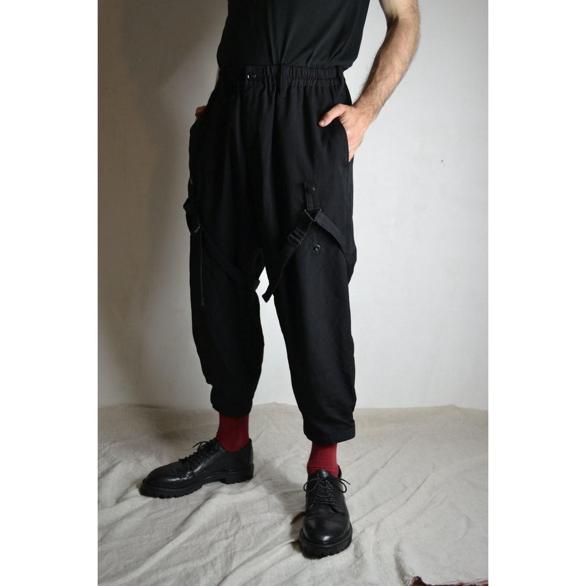 Yohji Yamamoto AW16 Bondage Pants - HR-P43-100 Yohji Yamamoto AW16 Bondage Pants - HR-P43-100