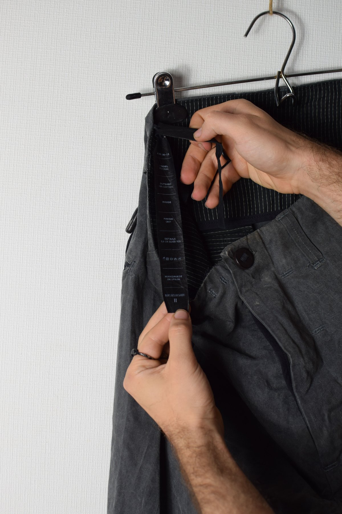 Boris Bidjan Saberi AW14 Structurism Pants - P3