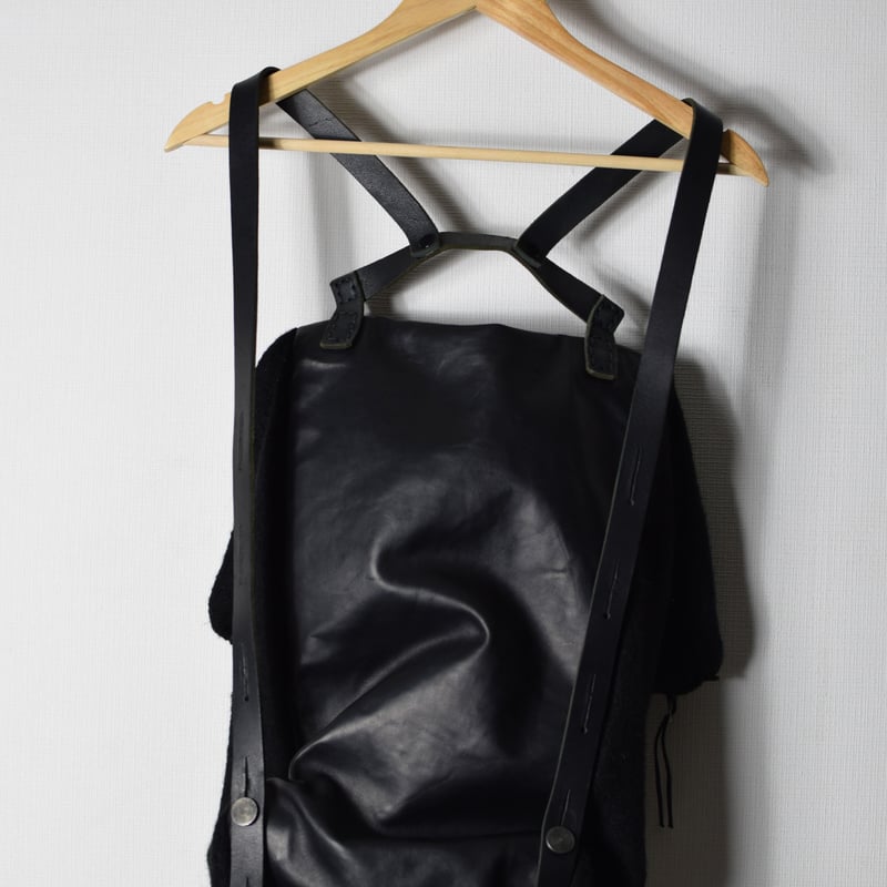 美品 BORIS BIDJAN SABERI レザーバッグ BORIS BIDJAN SABERI 2WAY LEATHER BAG / VEG TAN HORSE SKIN