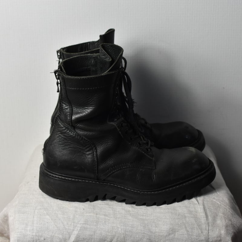 Julius SS14 Ghost Double-Zip Combat Boots - 457