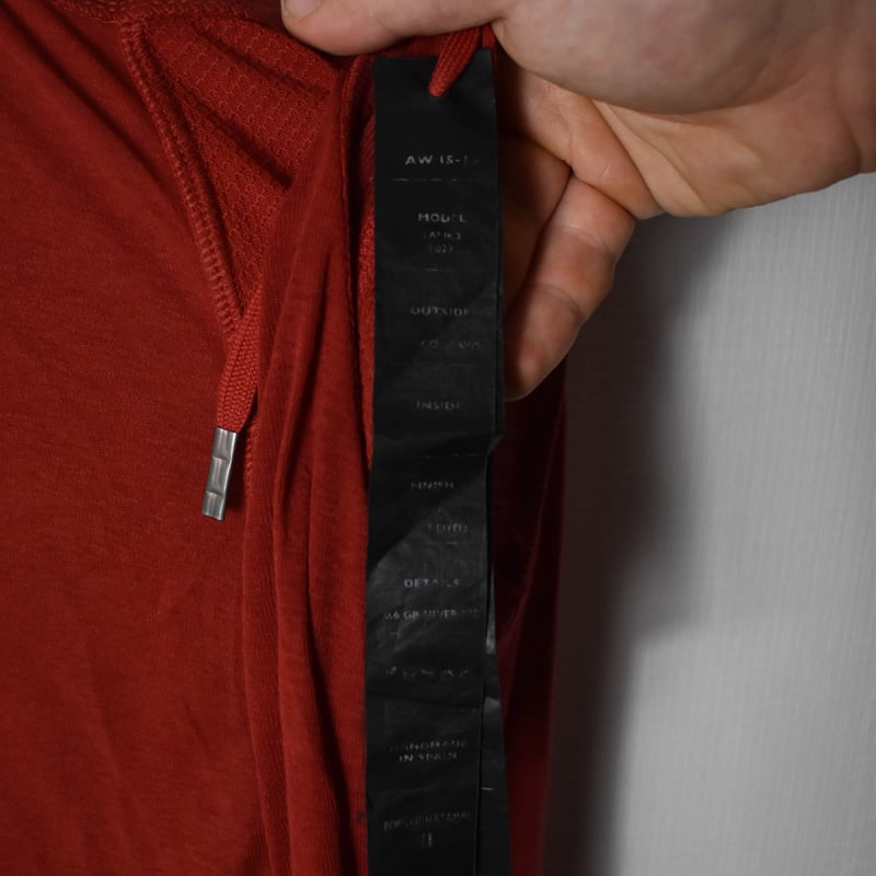 Boris Bidjan Saberi AW15 Heimat Red Tank Top -