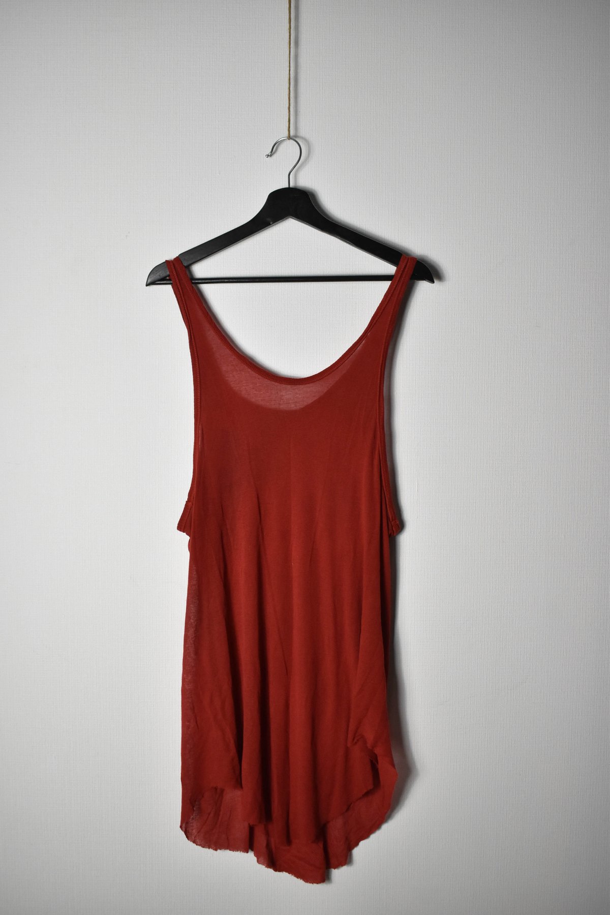 Boris Bidjan Saberi AW15 Heimat Red Tank Top -