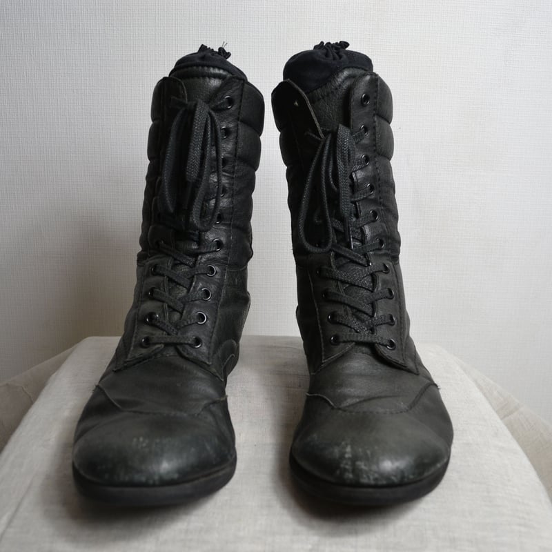 Julius SS09 leather sneaker boots ブーツ Julius SS09 Sneaker Boots - 257FWM3-RU | Karasu