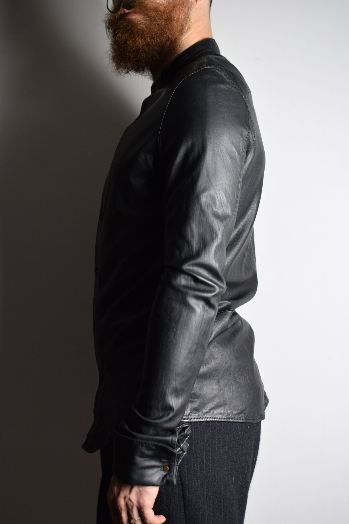 Julius AW04 Post Proletariat Leather Shirt | Ka