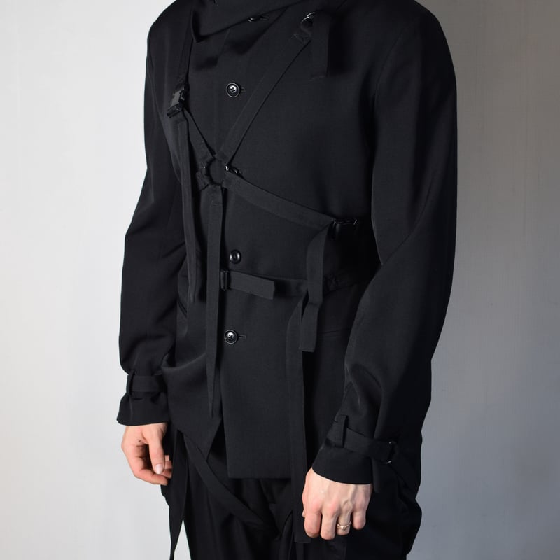 Yohji Yamamoto AW16 Bondage Blazer - HR-J12-100 Yohji Yamamoto AW16 Bondage Blazer - HR-J12-100