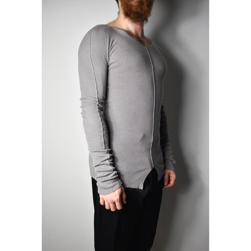 Julius SS09 Sample Rib Longsleeve Top | Karasu Julius SS09 Sample Rib Longsleeve Top | Karasu