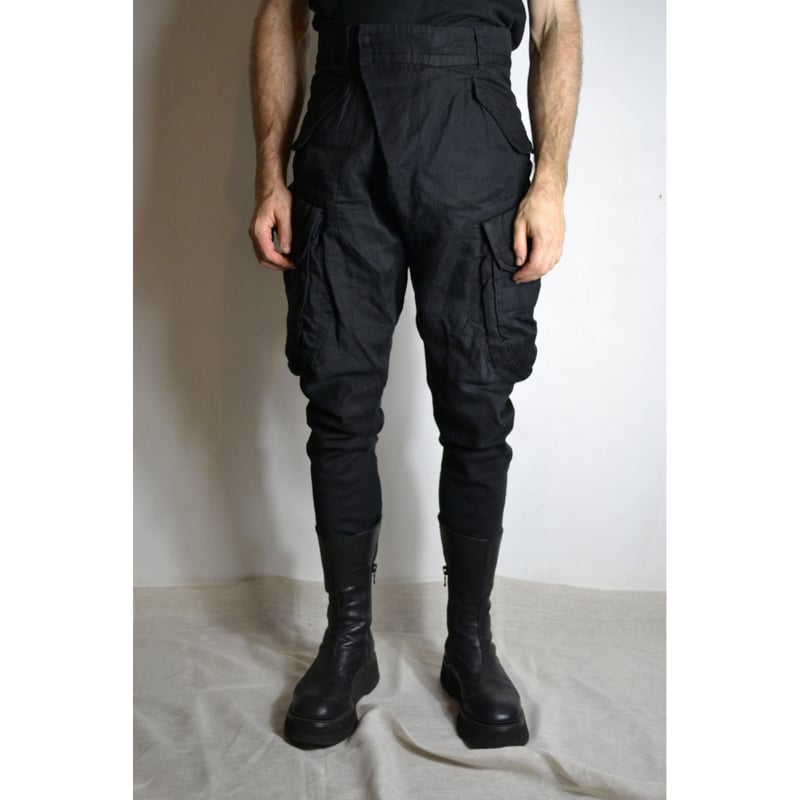 _julius SS13 [ vandalism; ] size1 サルエル Julius SS13 Vandalism Sample Gasmask Pants - 41