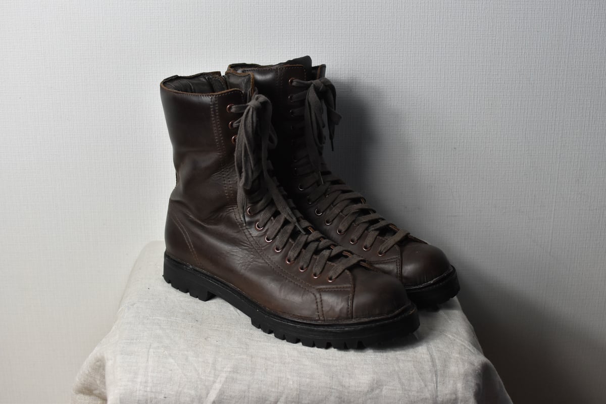Yohji Yamamoto AW11 Brown Monkey Boots - HP-E05