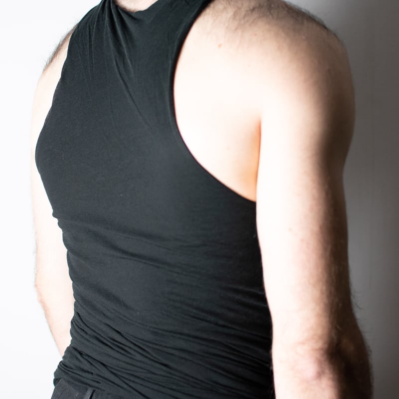 Julius SS14 Ghost Twisted Tank - 457CUM26 | Kar