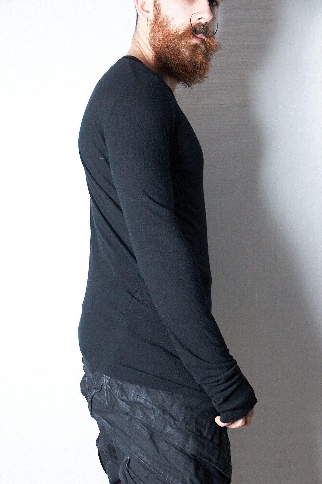 Julius AW16 Beast Drape Longsleeve Top - 557CUM