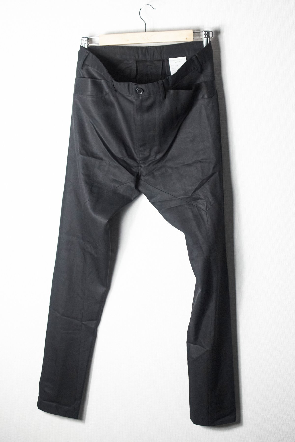 julius print hem zip pants