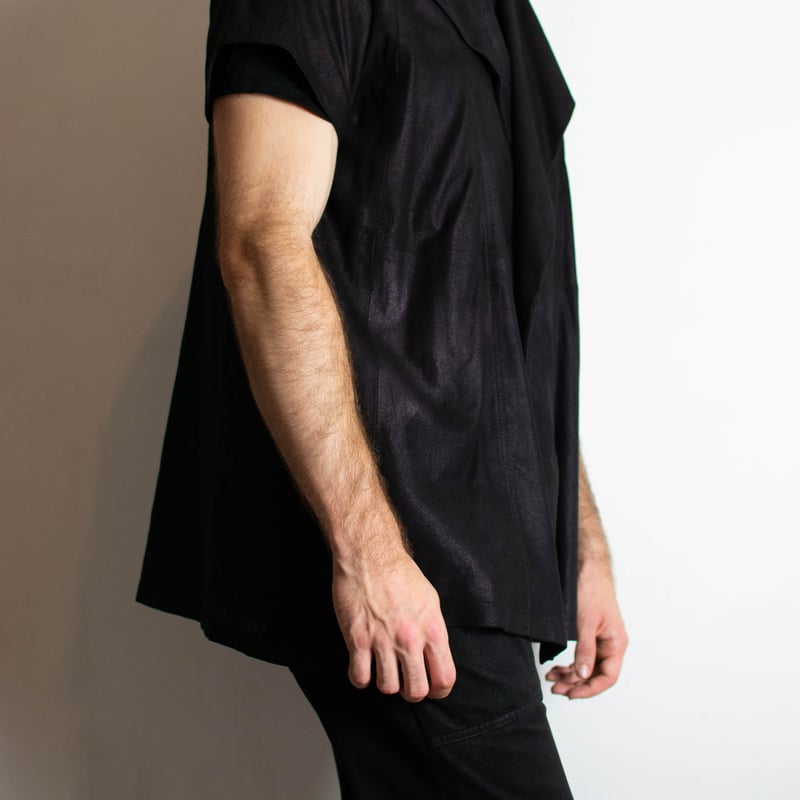 Julius SS17 Knives Leather Shirt-Jacket - 577SH