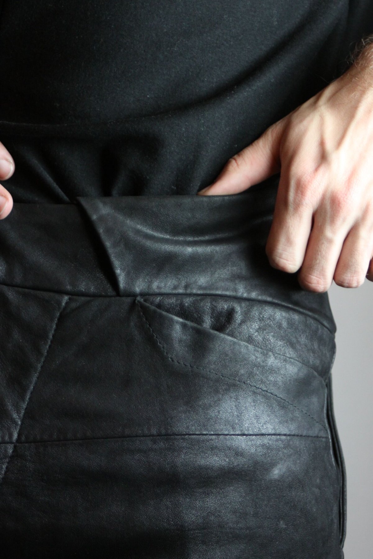 Julius AW15 Leather Pants - 517PAM33 | Karasu Shop Julius AW15 Leather Pants - 517PAM33 | Karasu Shop