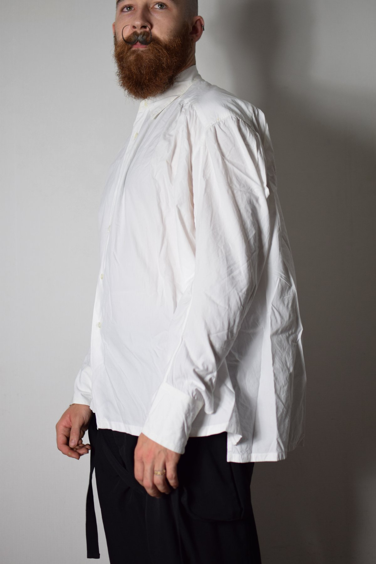 90s Yohji Yamamoto レーヨンシャツ 後染め】Y's レーヨン シャツ / レディース シルク ブラック