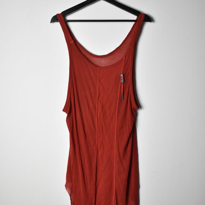 Boris Bidjan Saberi AW15 Heimat Red Tank Top -