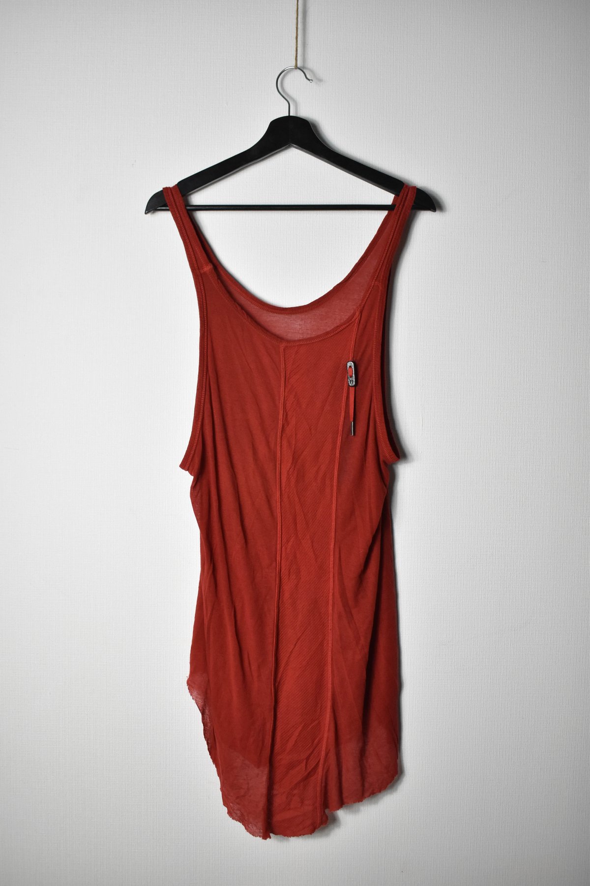 Boris Bidjan Saberi AW15 Heimat Red Tank Top -