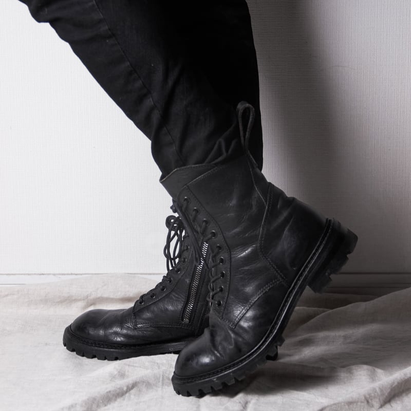 Julius SS15 Prism Side-Zip Combat Boots - 497FW Julius SS15 Prism Side-Zip Combat Boots - 497FW