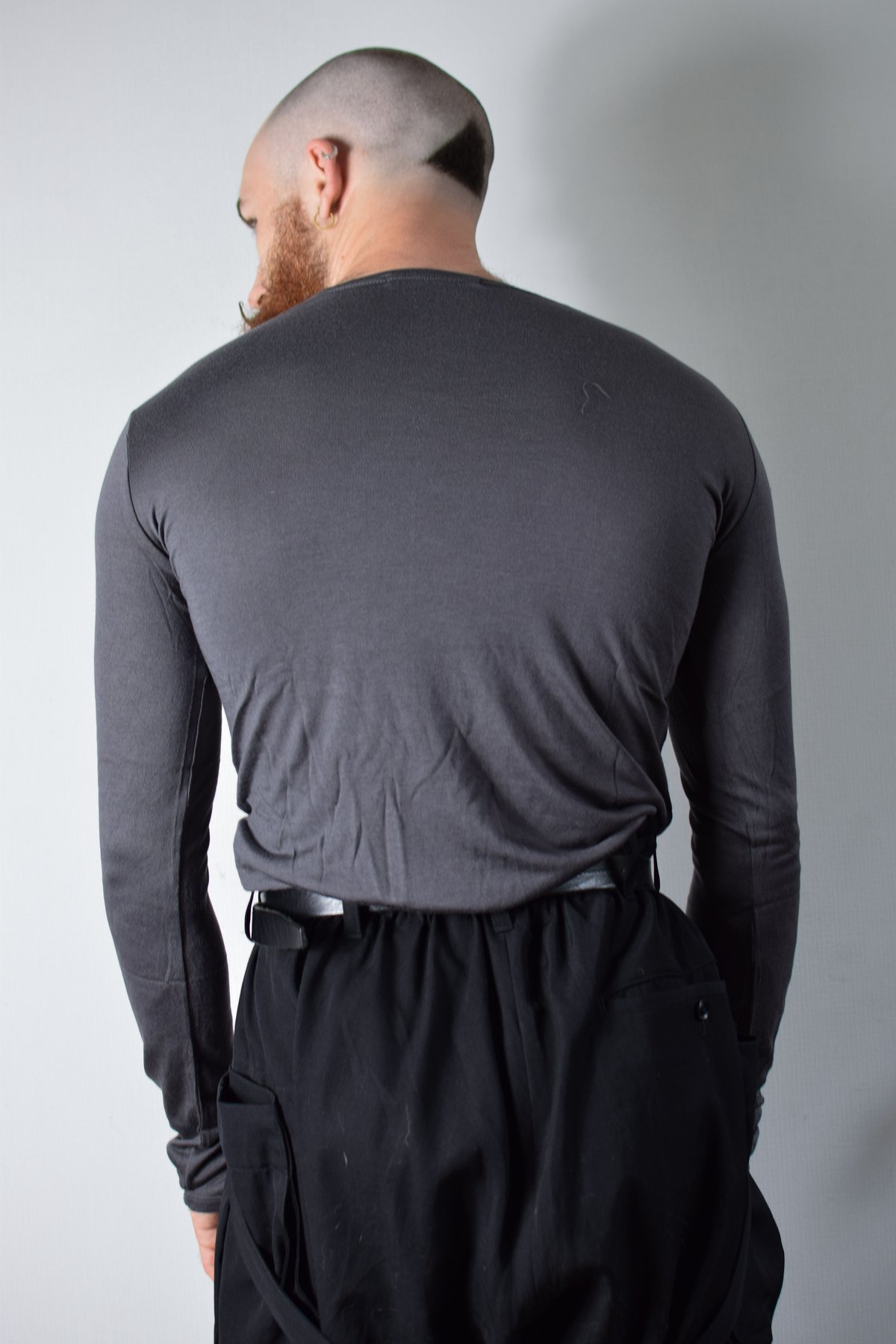Julius SS09 Grey Rifle Longsleeve Top - 257CUM1