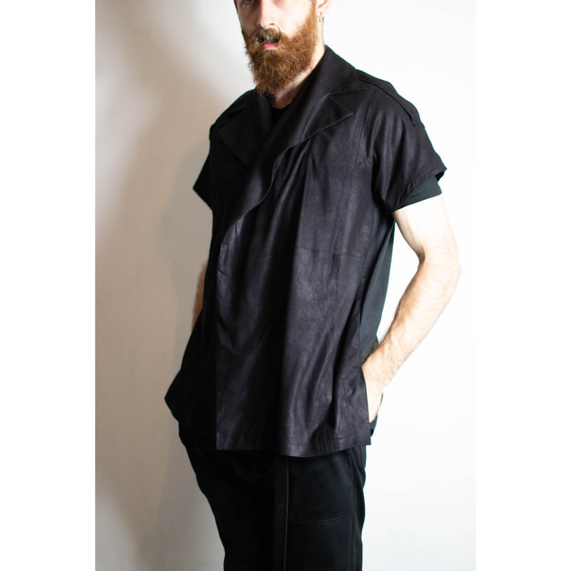 Julius SS17 Knives Leather Shirt-Jacket - 577SH