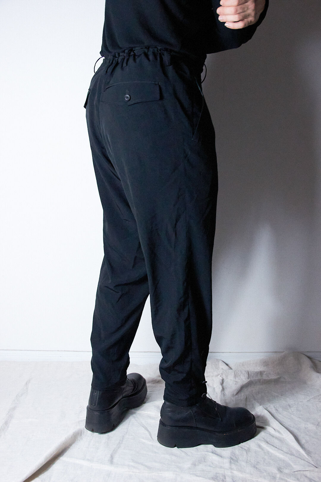 Yohji Yamamoto SS21 Tuxedo Hem Wrapper Placket