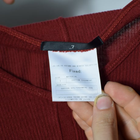 Julius AW06 Fixed Red Longsleeve Top