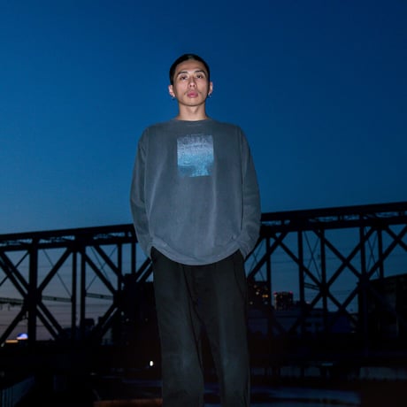 Long sleeve T-shirts  -or absence- blue