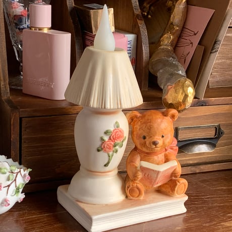 vintage teddy vase