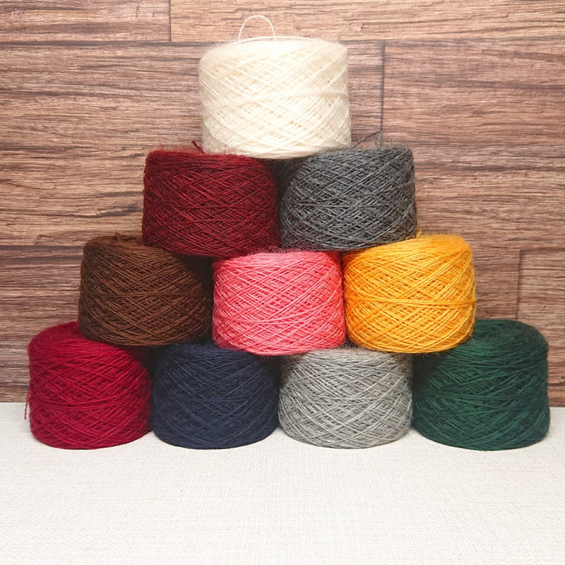 極細 毛糸 シェットランド [ブラウン]日本製 | ぶたのしっぽ 毛糸のお店